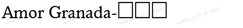 Amor Granada字体转换